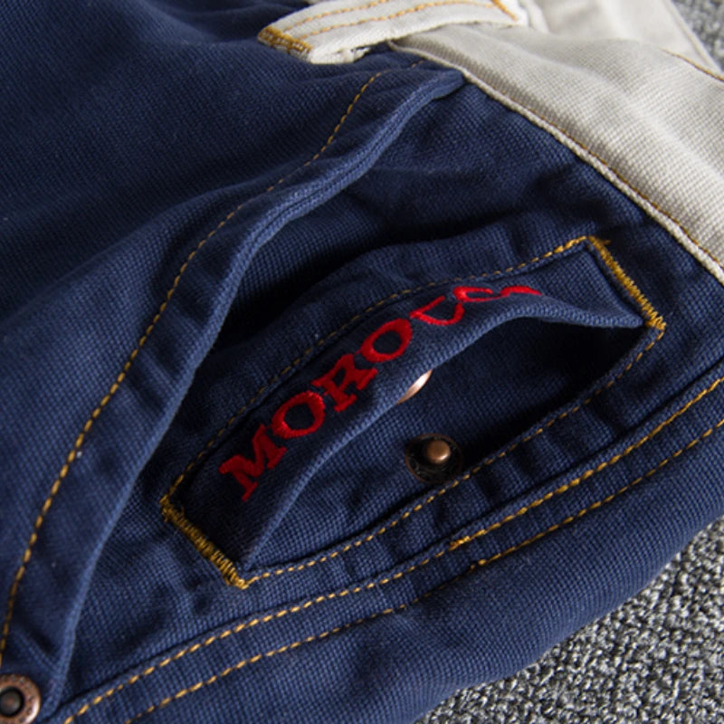 Patchwork Design Casual Cargo Shorts