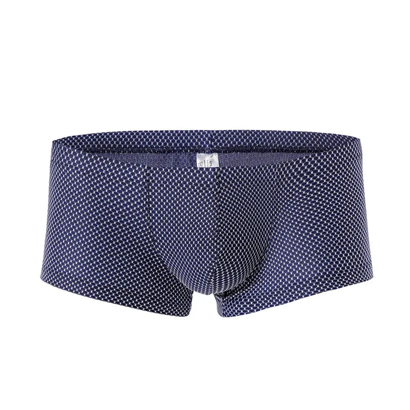 Dot Pattern Nylon Elastic Waist Boxer