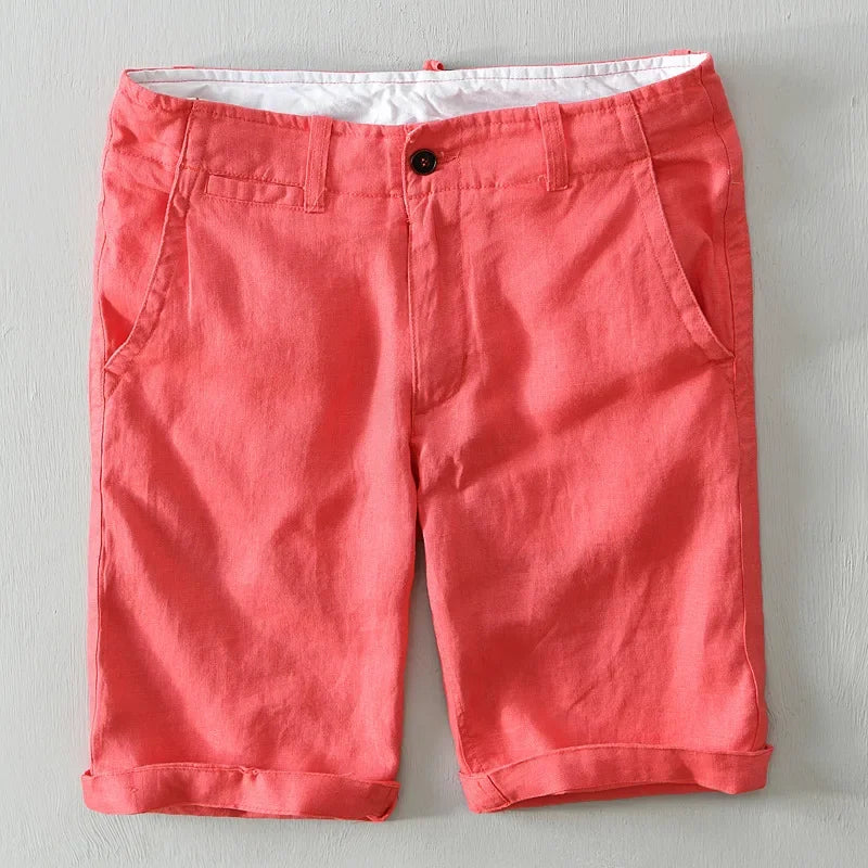 Summer Casual Style Linen Shorts