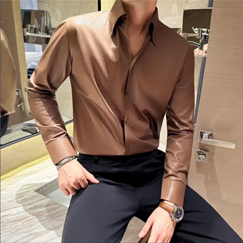 Big Collar Slim Fit Shirt