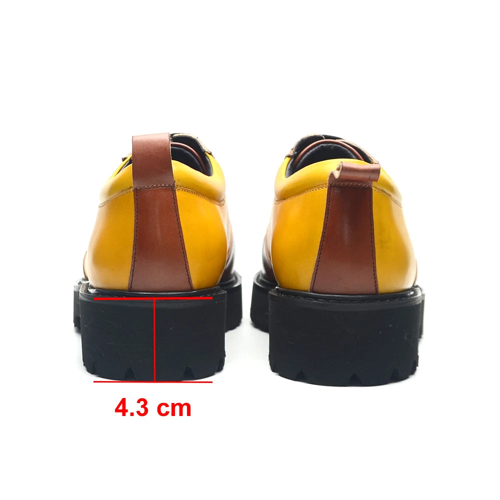 Soft Chunky Sole Mixed Color Shoes