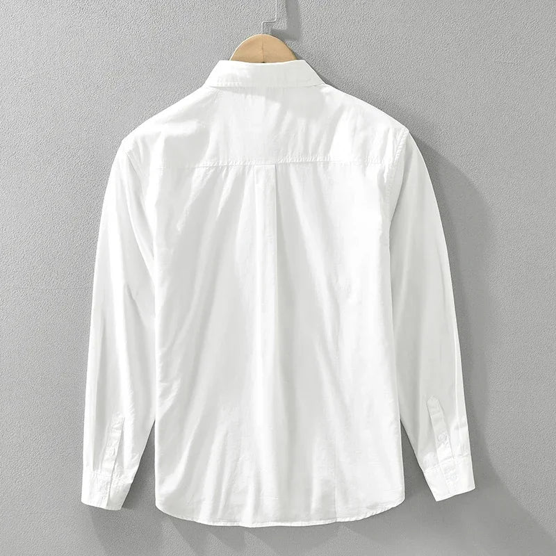 Solid Patchwork Color Block Shirt