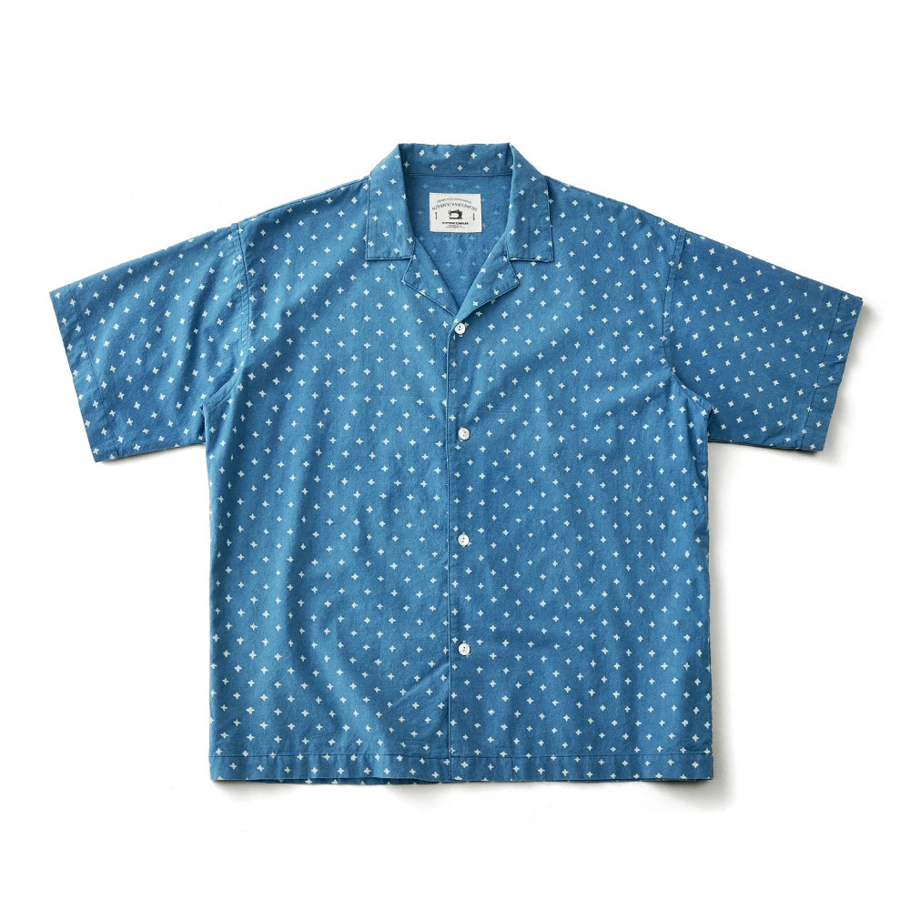 Blue Color Printed Pattern Shirt