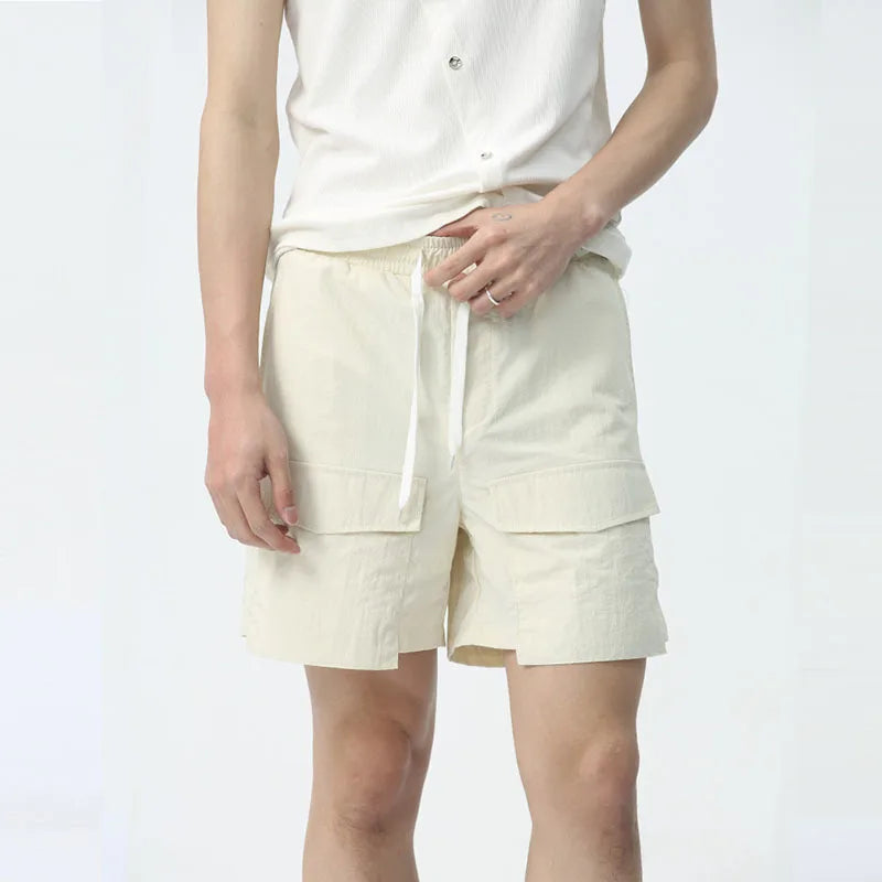 Casual Big Pockets Loose Shorts