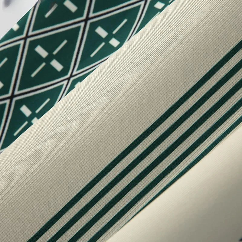 Geometric 3D Stripe Print Fashion T-Shirt