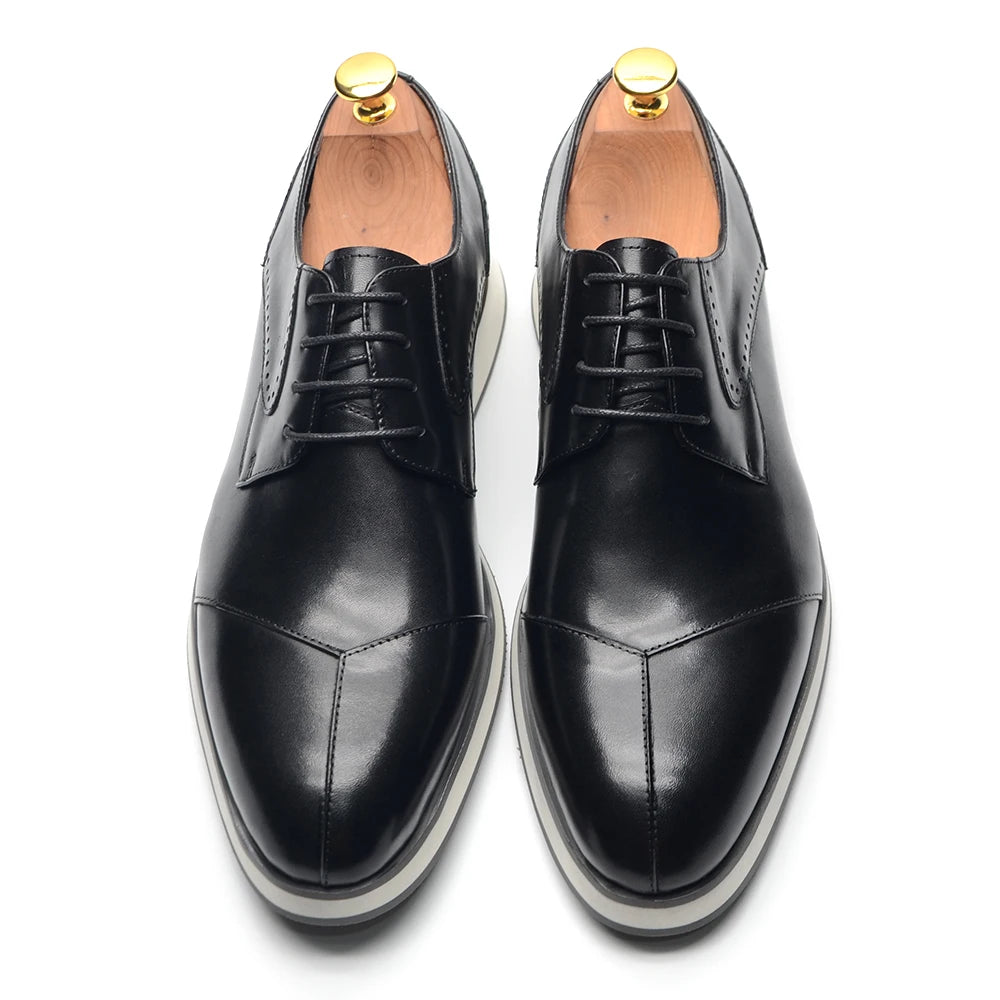 Classic Genuine Leather Derby Shoes