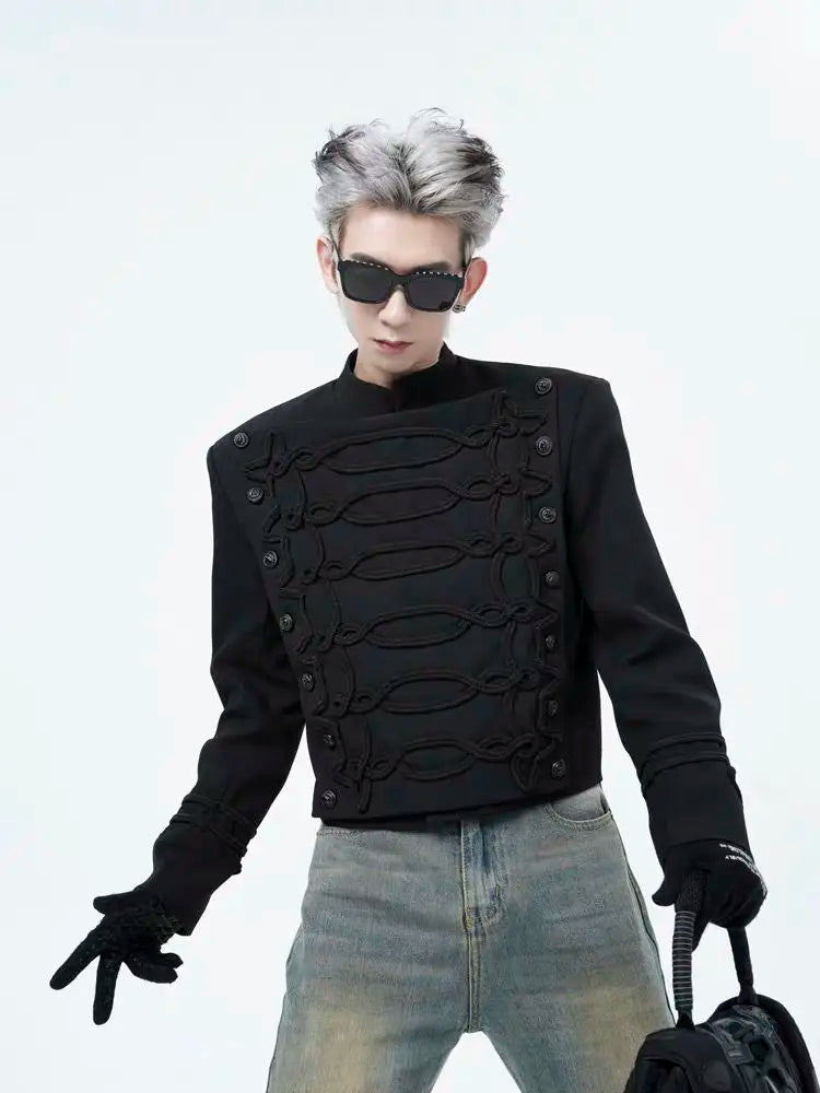 Sculpted Front Statement Jacket