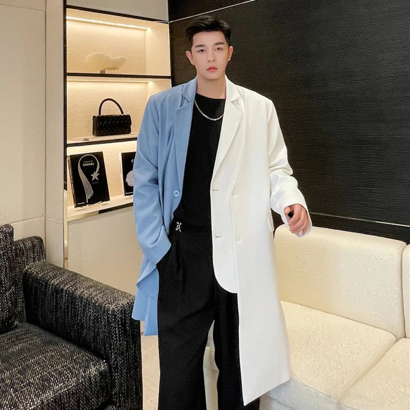 Casual Multi-Layer Fake Two-piece Patchwork Coat