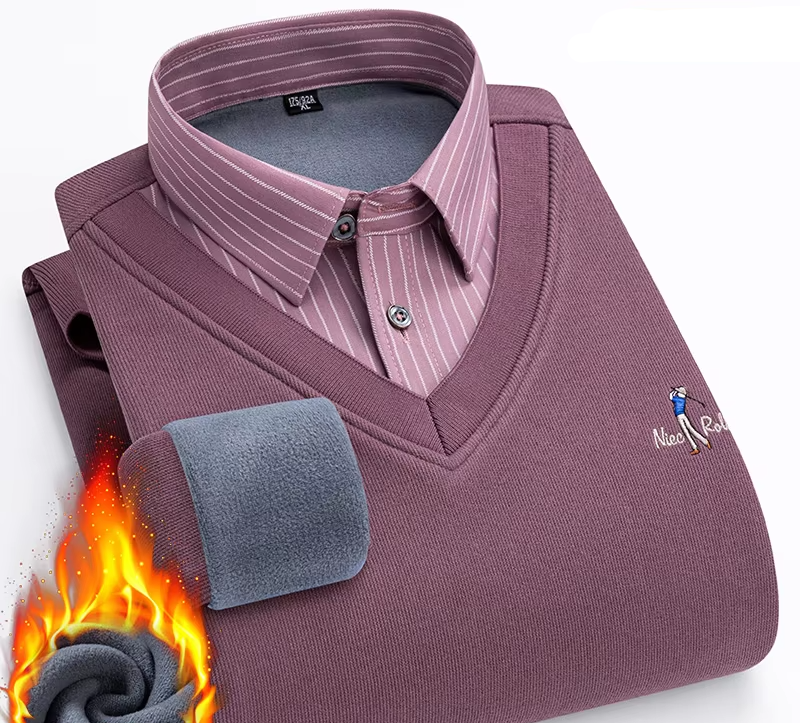 Two Layered Warm Thickened Sweater