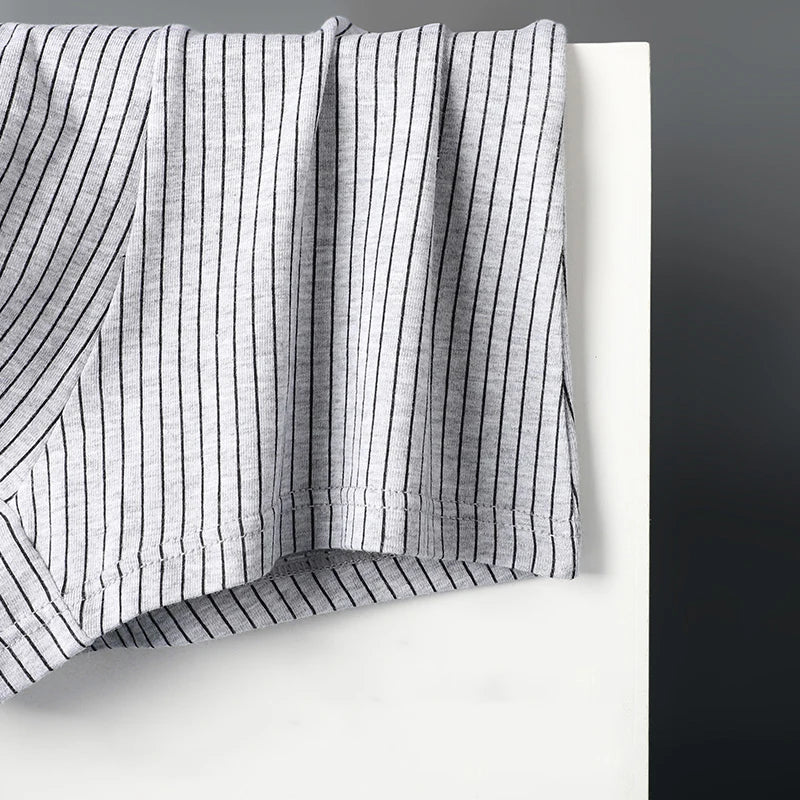 6Pcs Cotton Monochrome Men's Boxers Set