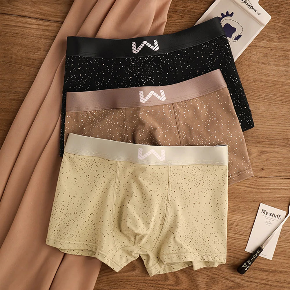 Starry Sky Print Breathable Boxer Set