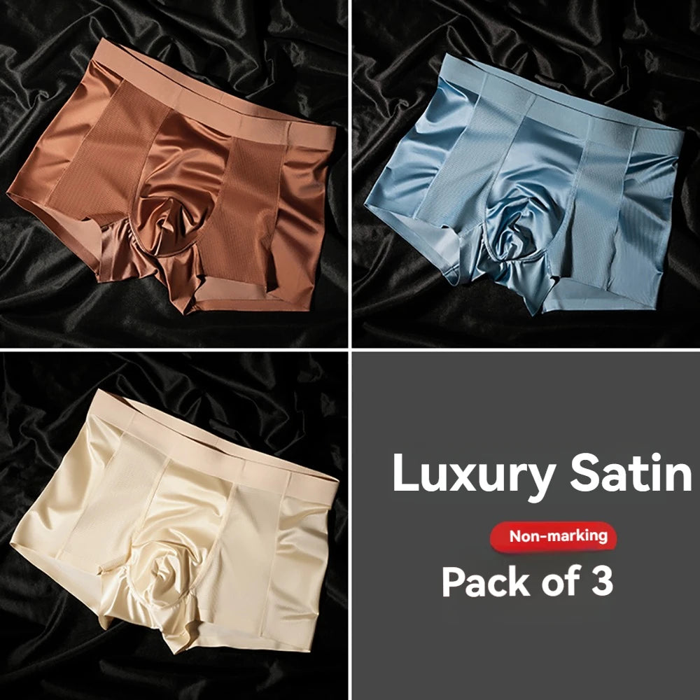 Breathable Mesh Nylon-Spandex Boxer Set