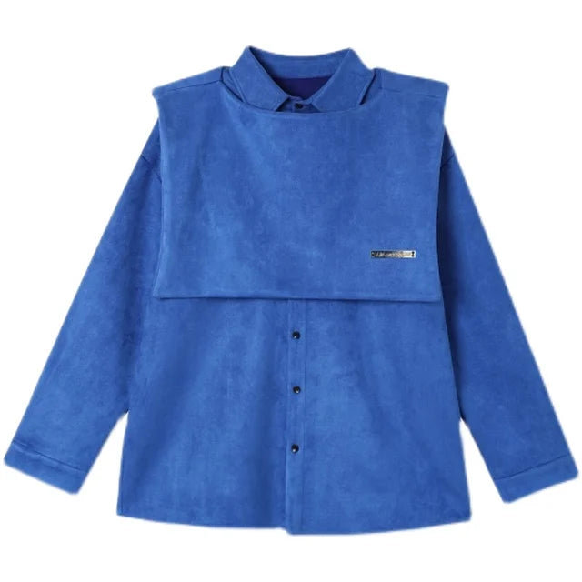 Solid Blue Color Polyester Shirt