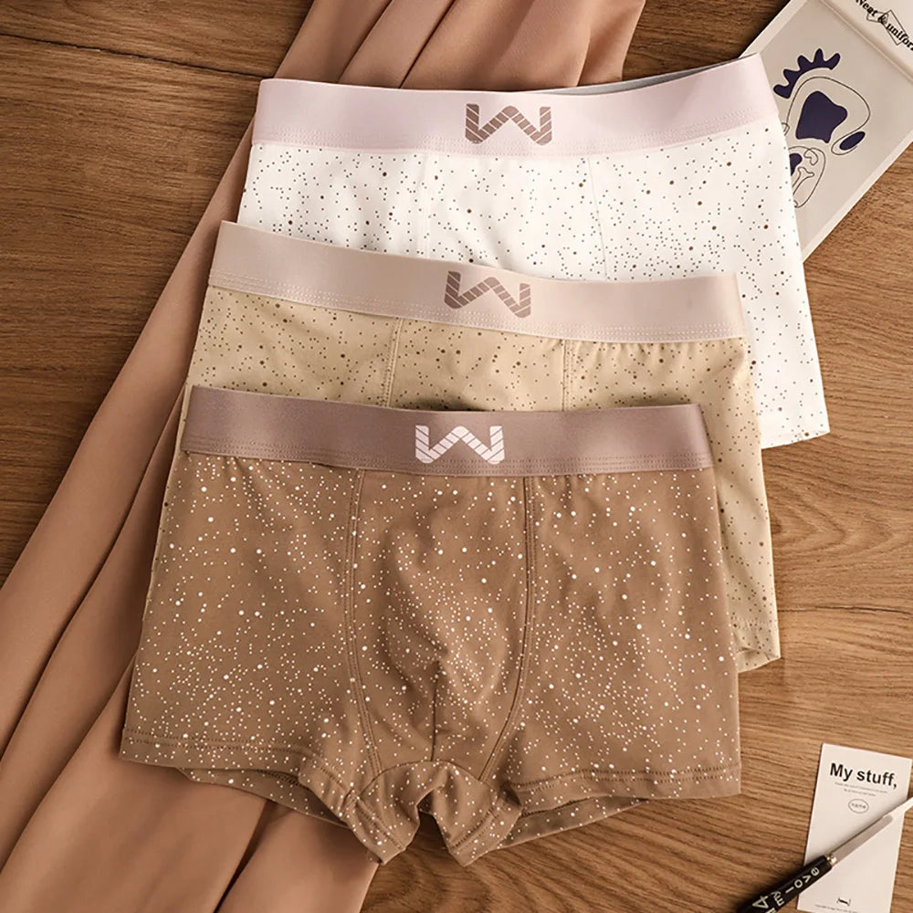 Starry Sky Print Breathable Boxer Set