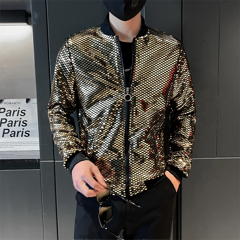 Fashion Cool Sequined Night-Club Jacket