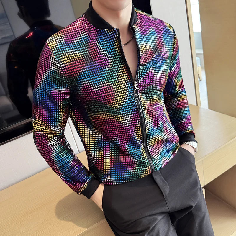 Fashion Cool Sequined Night-Club Jacket