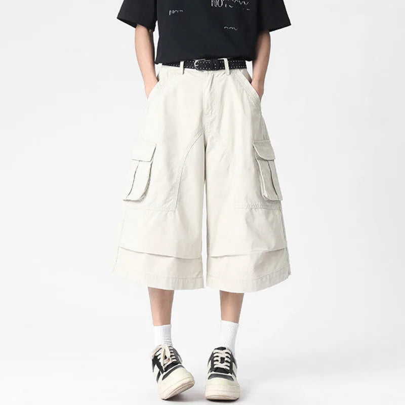 Casual Simple Men's Loose Cargo Shorts