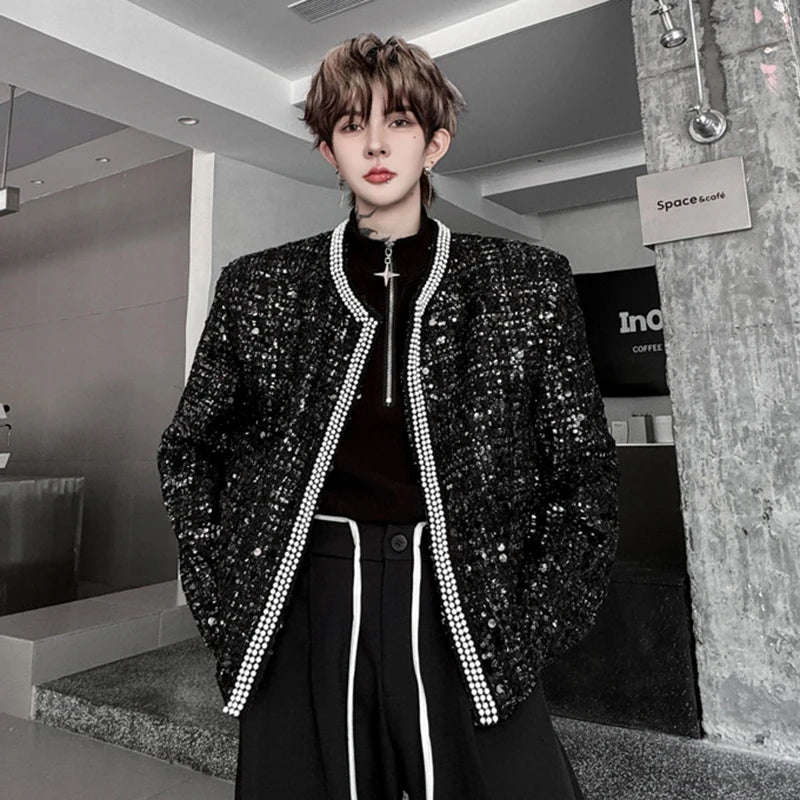 Niche Design Beaded Ribbon Jacket