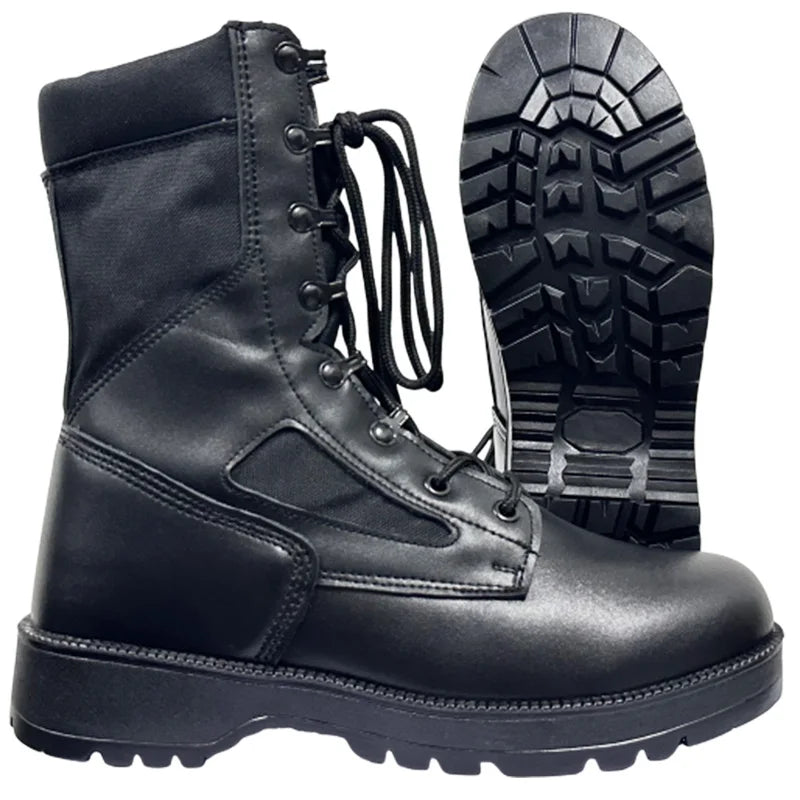 Split Leather Tactical Combat Men's Boots