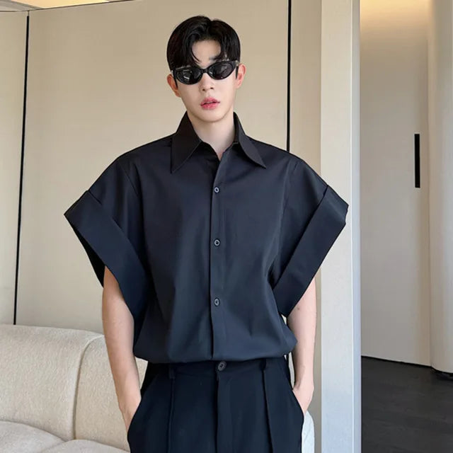 Niche Design Loose Lapel Shirt