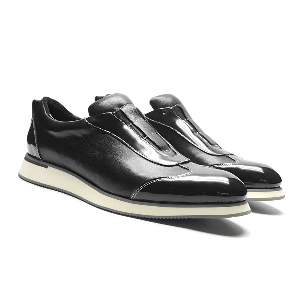 Elastic Band Slip-on Comfortable Men's Shoes