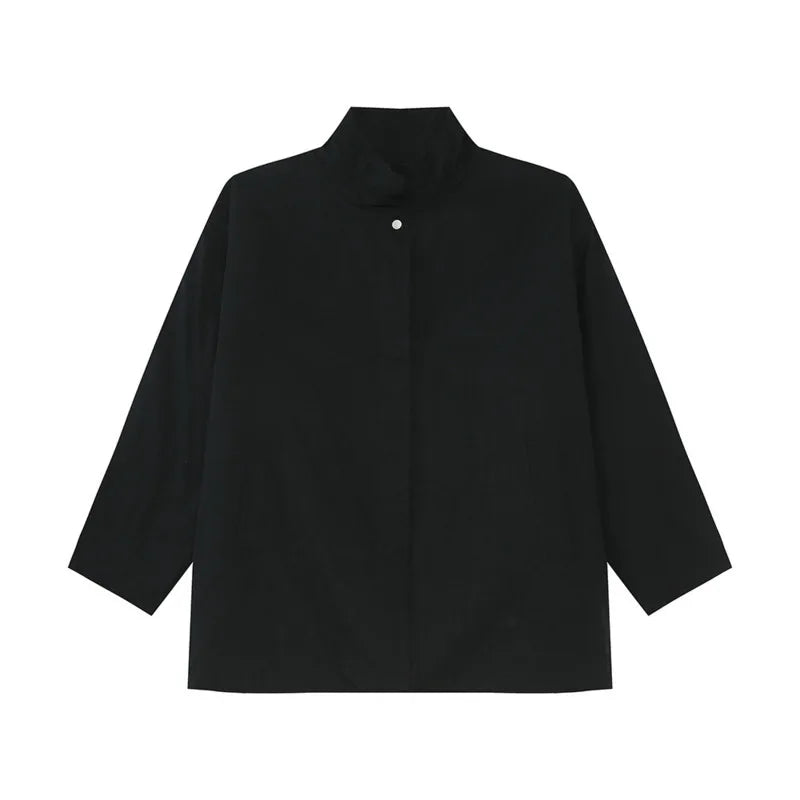 Casual Solid Color Padded Loose Jacket