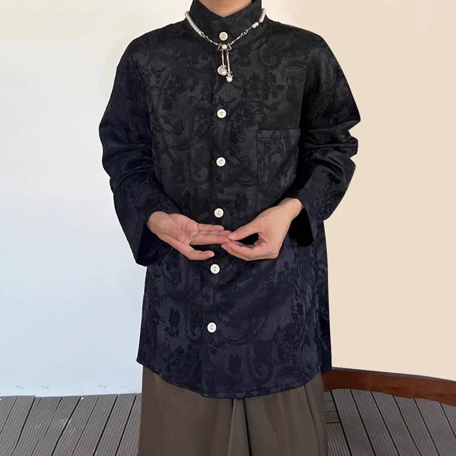 Chinese Style Retro Jacquard Shirt