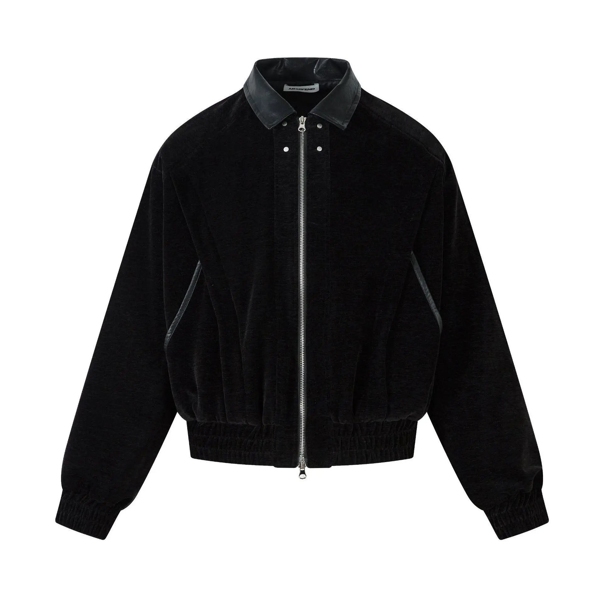 Elegant Smooth Suede Zipper Jacket