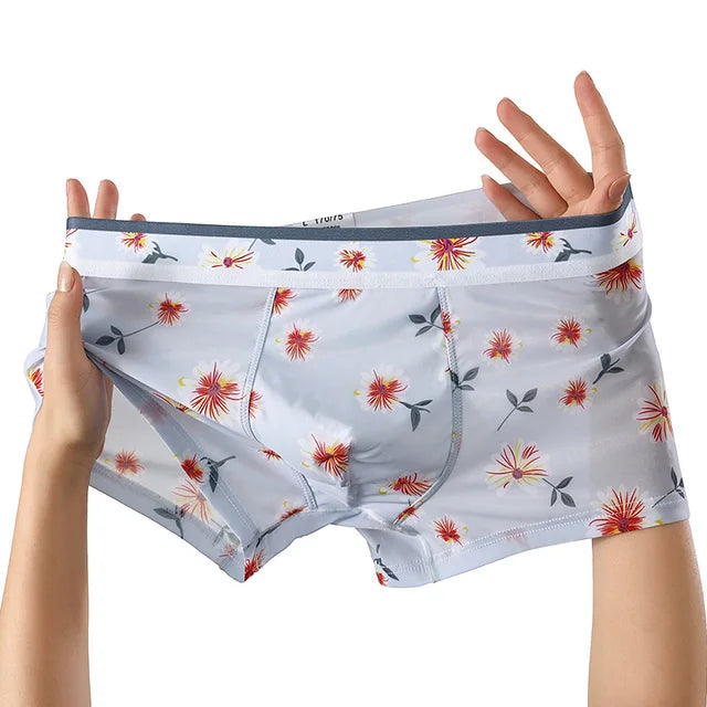 Floral U-Convex Pouch Boxer