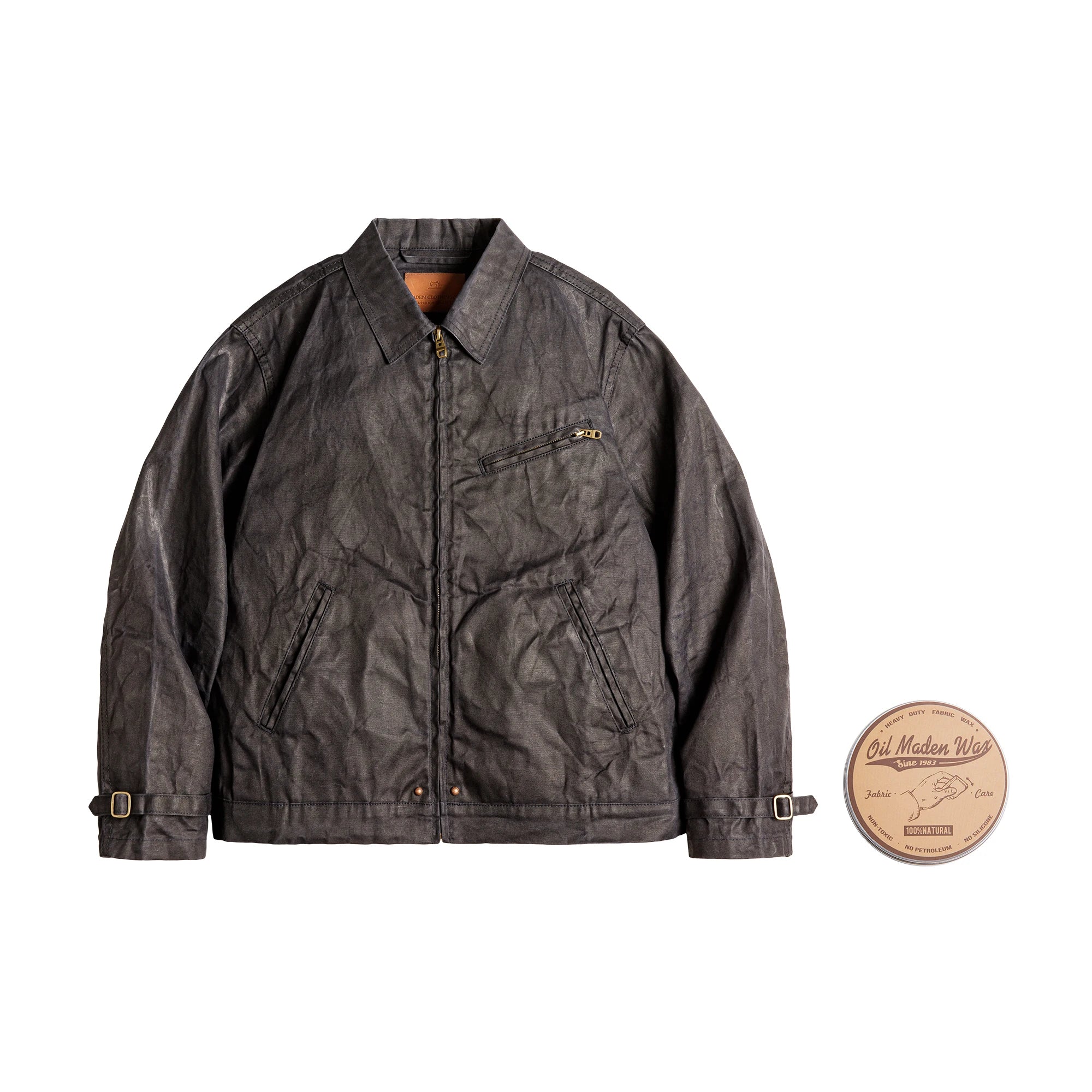 Retro Oiled Wax Style Jacket