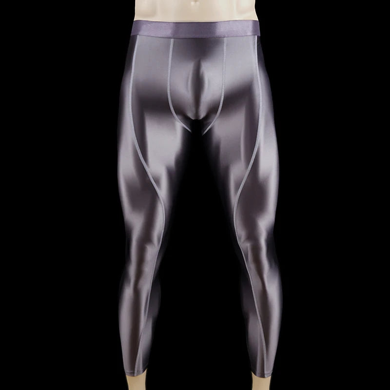Glossy Smooth High Elasticity Leggings