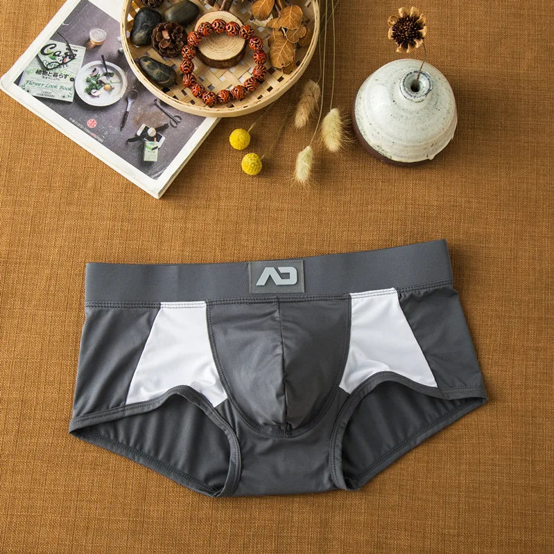 Color Block Patchwork Men Brief