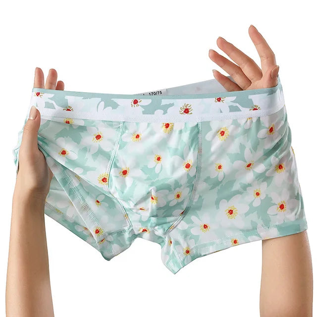 Floral U-Convex Pouch Boxer