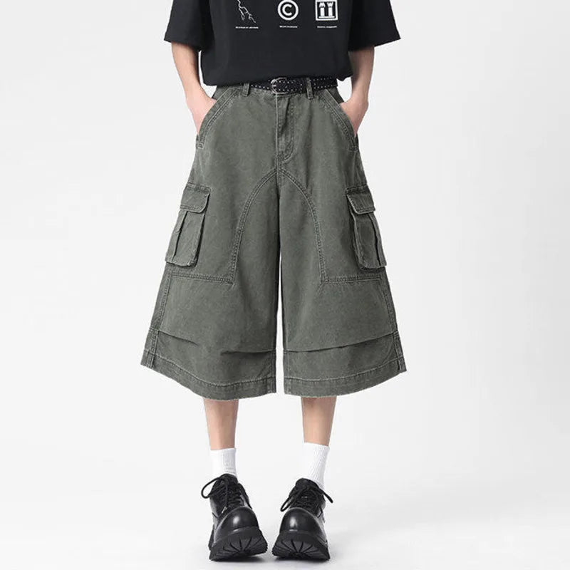 Casual Simple Men's Loose Cargo Shorts