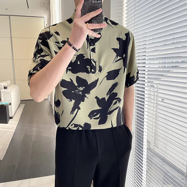 Hawaii Flowers Short Sleeve Shirt