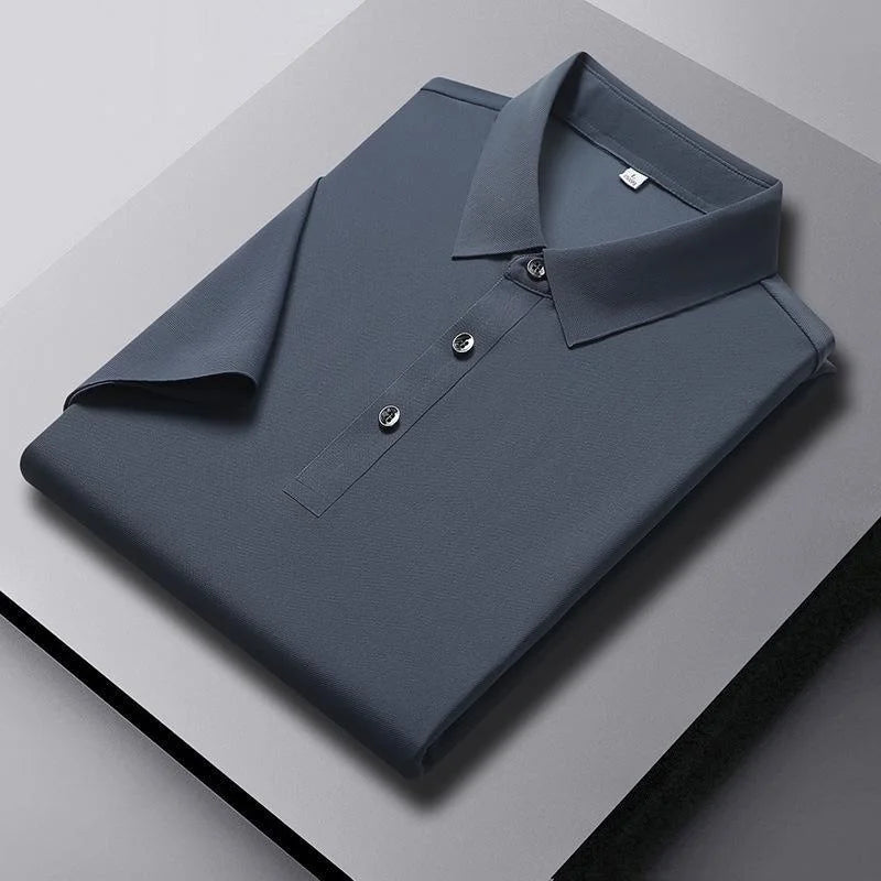 Classic Seamless Short Sleeve Polo Shirt