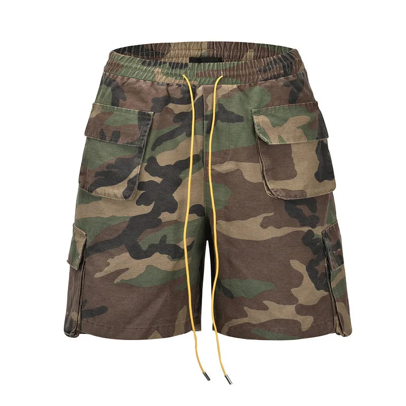 Camouflage Vintage Casual Shorts