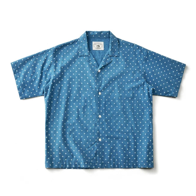 Blue Color Printed Pattern Shirt