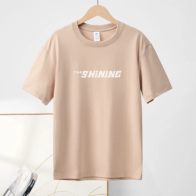 Cotton Polyester Letter Printed T-Shirt