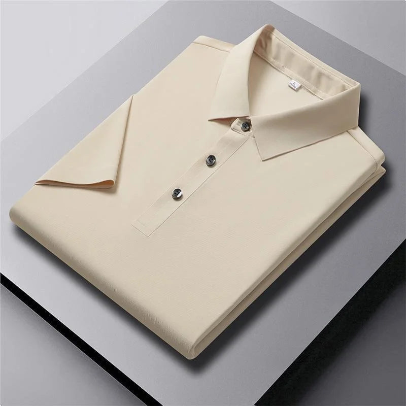 Classic Seamless Short Sleeve Polo Shirt