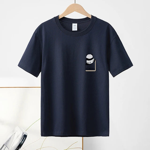 Cartoon Panda Soft Cotton Polyester T-Shirt