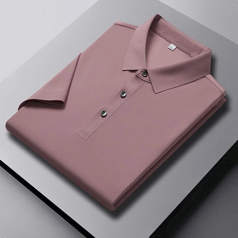 Classic Seamless Short Sleeve Polo Shirt