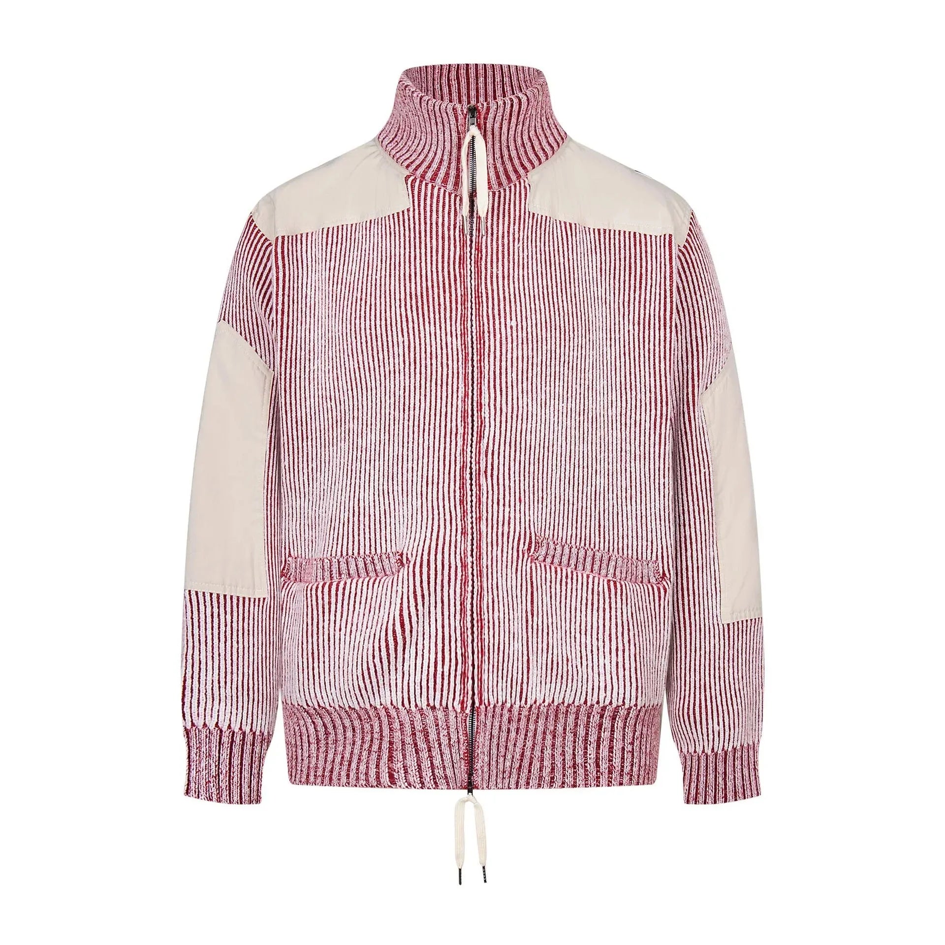 Dyed Patchwork Color Block Cardigan