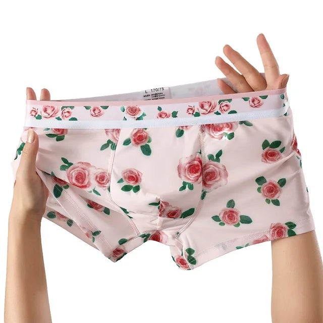 Floral U-Convex Pouch Boxer
