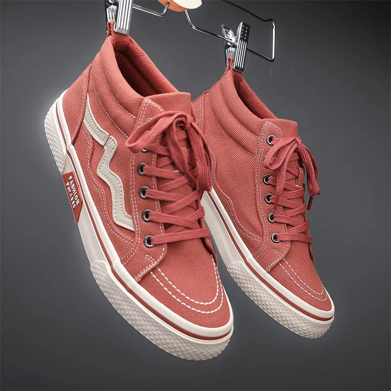 Casual High-Top Canvas Men Sneakers