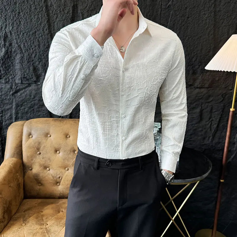 Fashion Folding Design Elegant Shirt