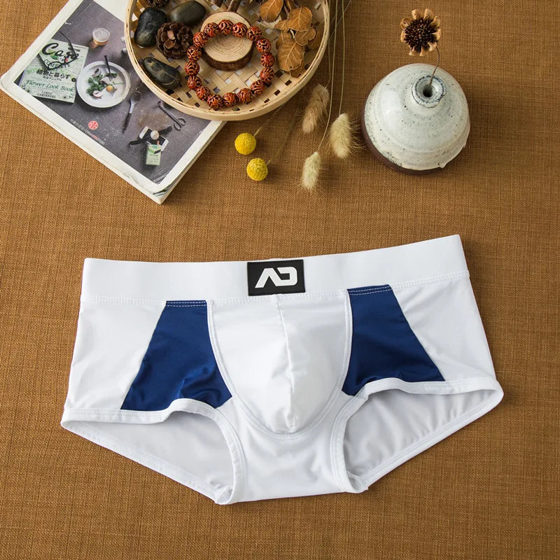 Color Block Patchwork Men Brief