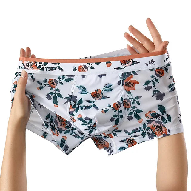 Floral U-Convex Pouch Boxer