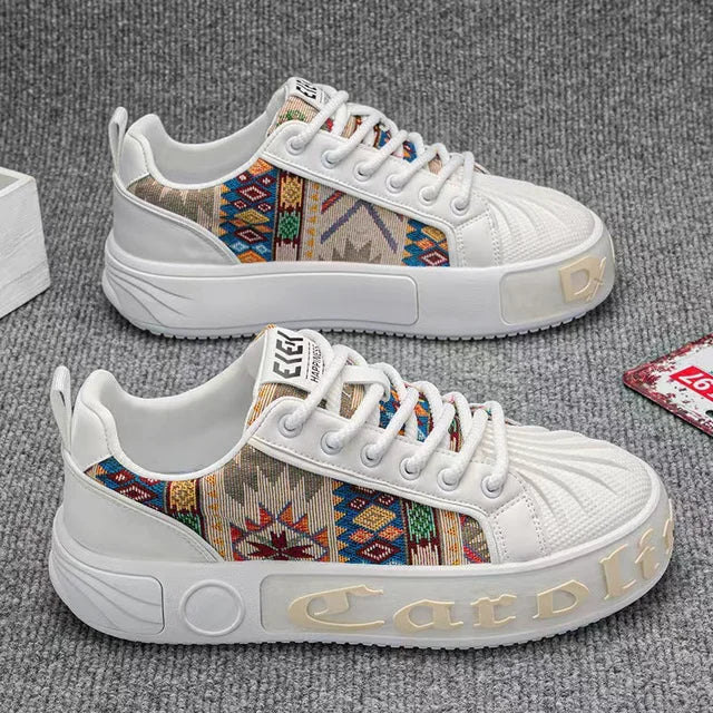 Letter Graving Bottom Chunky Sneakers