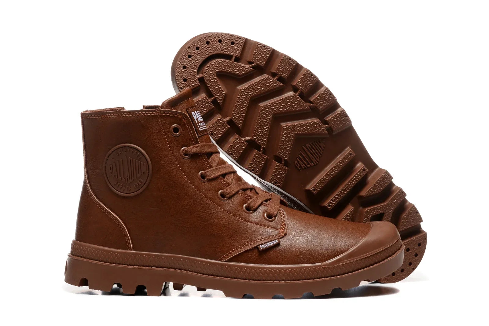 High Top Lace-Up Combat Boots